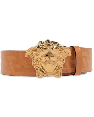 mens brown versace belt|belt Versace original.